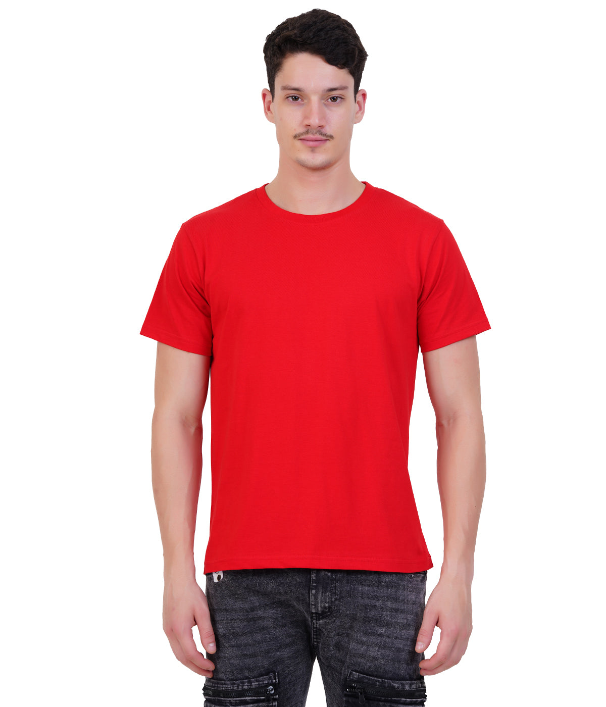DUDEFAS Men's Cotton Regular Fit T-Shirt