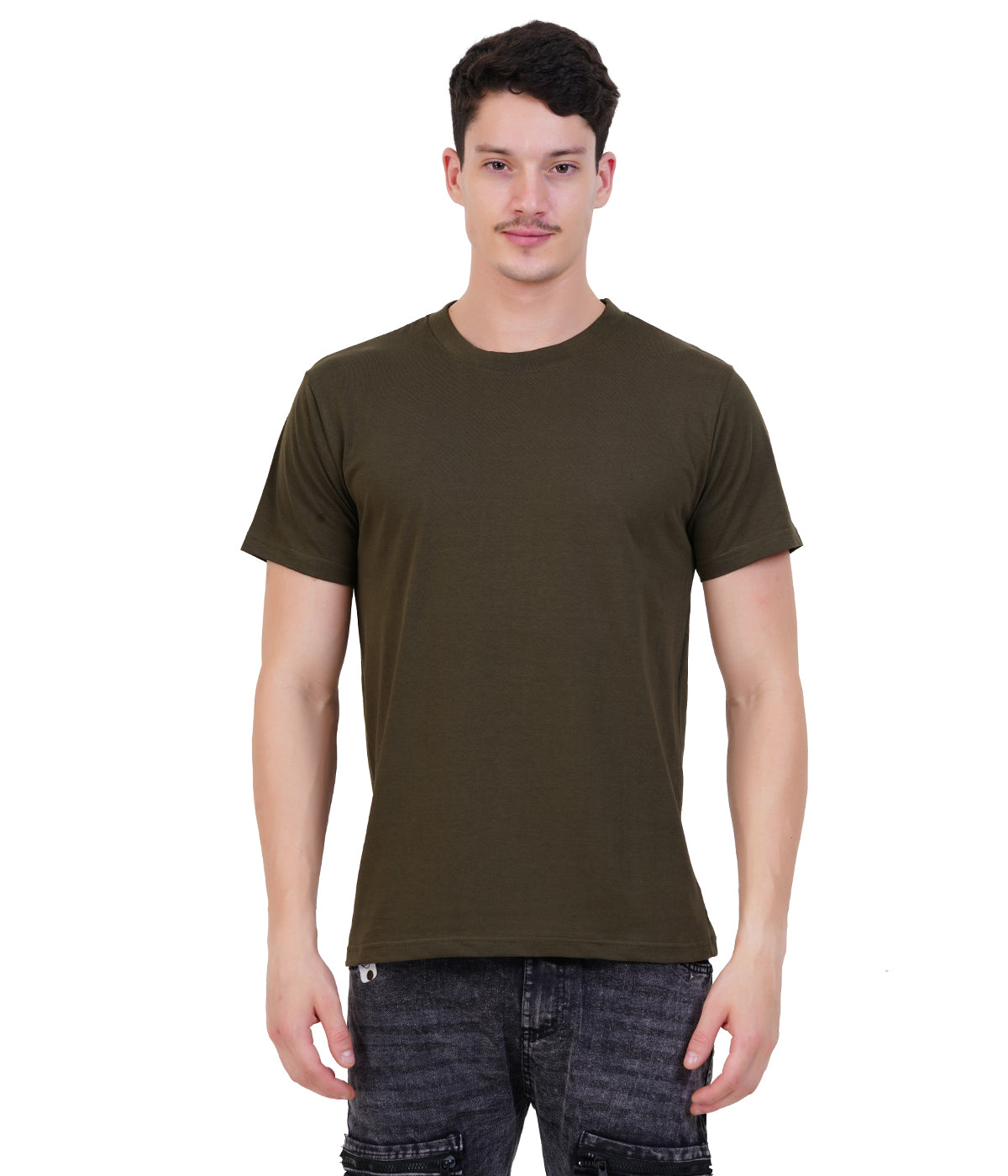 DUDEFAS Men's Cotton Regular Fit T-Shirt
