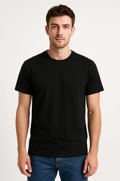 DUDEFAS Men's Cotton Regular Fit T-Shirt